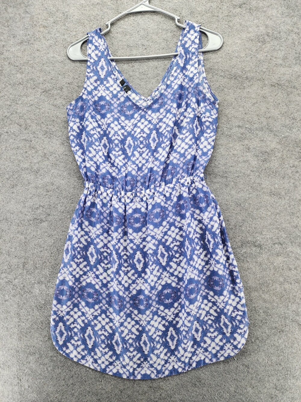 MNG Casual Dress Womens Small Sleeveless Purple V Neck Mini